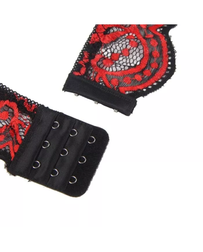 SUBBLIME - SET ENSEMBLE DEUX PIÈCES TOP ET CULOTTE EN DENTELLE S/M SUBBLIME - SET ENSEMBLE DEUX PIÈCES TOP ET CULOTTE EN DENTELLE S/M