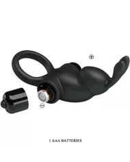 PRETTY LOVE - ANNEAU VIBRANT + STIMULATEUR DE CLITORIS RABBIT 10 VIBRATIONS NOIR PRETTY LOVE - ANNEAU VIBRANT + STIMULATEUR DE CLITORIS RABBIT 10 VIBRATIONS NOIR