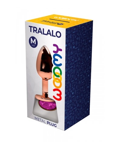 Plug bijou Tralalo rose M - Wooomy