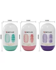 PRETTY LOVE - CUPID X 18 MASTURBATEURS POUR HOMMES DIFFÉRENTES TEXTURES