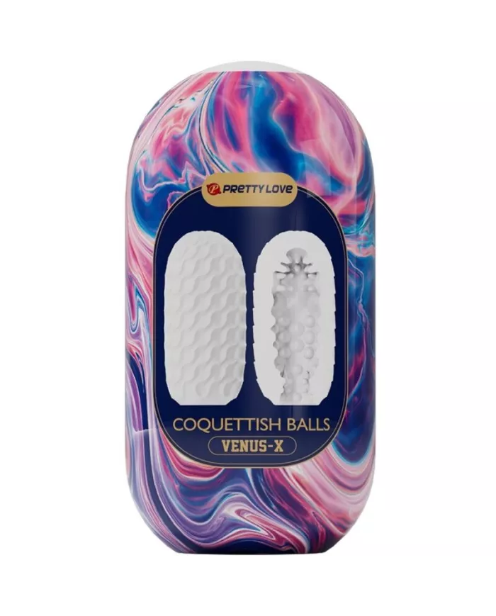 PRETTY LOVE - COQUETTISH BALLS MASTURBATEUR HOMME EN SILICONE BLANC PRETTY LOVE - COQUETTISH BALLS MASTURBATEUR HOMME EN SILICONE BLANC