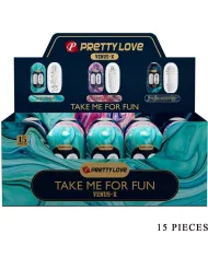 PRETTY LOVE - VENUS X 15 MASTURBATEURS HOMMES EN SILICONE BLANC