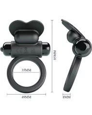 PRETTY LOVE - BAGUE VIBRANTE DEBONAIRE LAPIN 10 VIBRATIONS NOIRE PRETTY LOVE - BAGUE VIBRANTE DEBONAIRE LAPIN 10 VIBRATIONS NOIRE