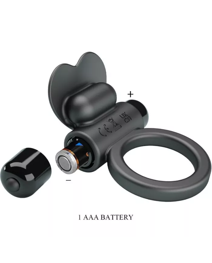 PRETTY LOVE - BAGUE VIBRANTE DEBONAIRE LAPIN 10 VIBRATIONS NOIRE PRETTY LOVE - BAGUE VIBRANTE DEBONAIRE LAPIN 10 VIBRATIONS NOIRE