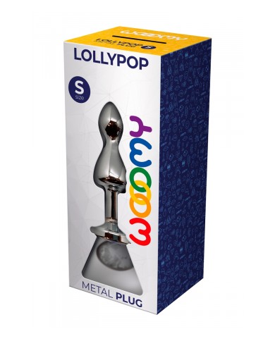 Plug bijou Lollypop transparent S - Wooomy