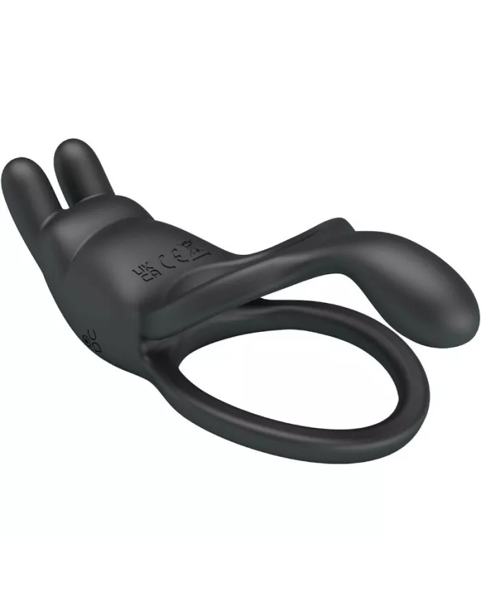 PRETTY LOVE - SETH DOUBLE ANNEAU VIBRANT LAPIN 7 VIBRATIONS NOIR PRETTY LOVE - SETH DOUBLE ANNEAU VIBRANT LAPIN 7 VIBRATIONS NOIR