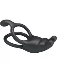 PRETTY LOVE - SETH DOUBLE ANNEAU VIBRANT LAPIN 7 VIBRATIONS NOIR PRETTY LOVE - SETH DOUBLE ANNEAU VIBRANT LAPIN 7 VIBRATIONS NOIR