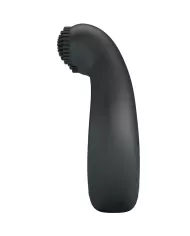 PRETTY LOVE - ANNEAU VIBRANT DAHLIA + STIMULATEUR DE CLITORIS 12 VIBRATIONS NOIR