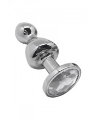 Plug bijou Lollypop transparent L - Wooomy