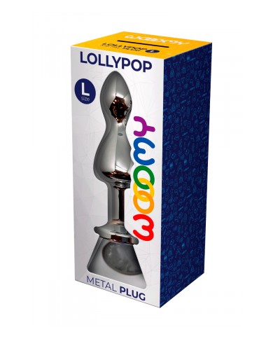 Plug bijou Lollypop transparent L - Wooomy