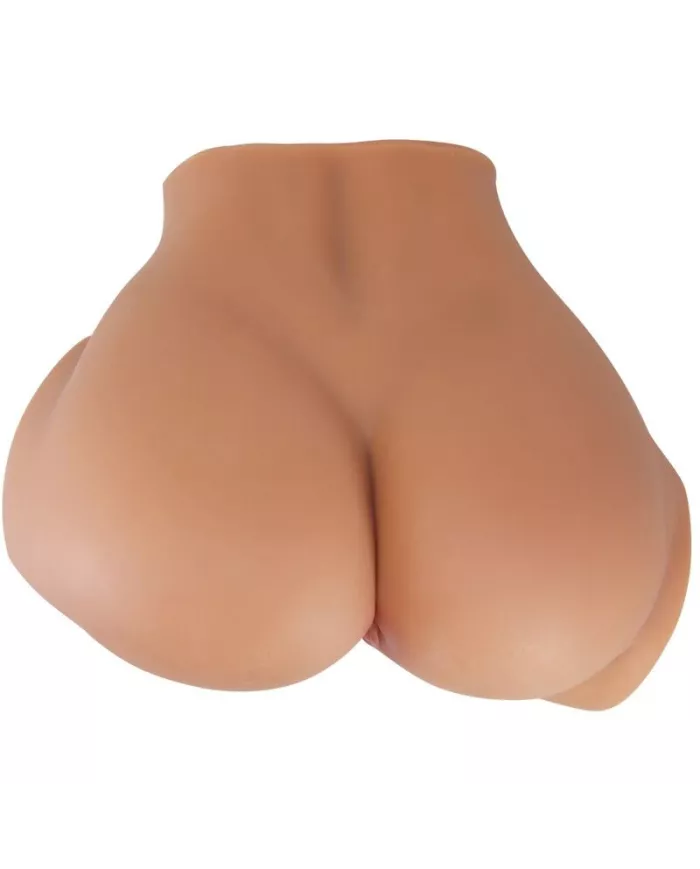 CRAZY BULL - VIBRATEUR EMILIA ASS AVEC VAGIN RÉALISTE ET TÉLÉCOMMANDE DE CHAIR D'ANUS