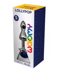 Plug bijou Lollypop bleu S - Wooomy