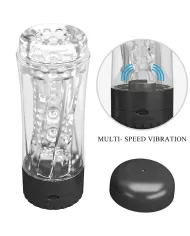 PRETTY LOVE - MASTURBATEUR HOMME TAMARA VIBRATEUR MULTI-VITESSES NOIR PRETTY LOVE - MASTURBATEUR HOMME TAMARA VIBRATEUR MULTI-VITESSES NOIR