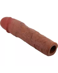 PRETTY LOVE - STEVENSON MANCHON DE PÉNIS AVEC EXTENSION DE 7,6 CM MULÂTRE PRETTY LOVE - STEVENSON MANCHON DE PÉNIS AVEC EXTENSION DE 7,6 CM MULÂTRE