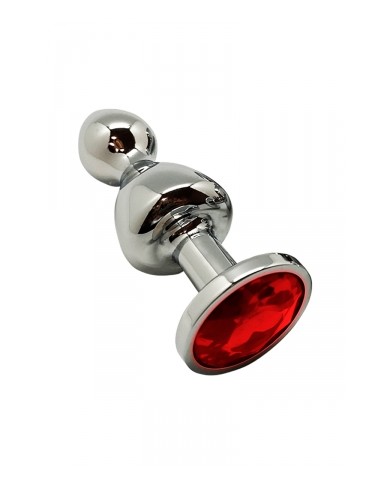 Plug bijou Lollypop rouge M - Wooomy