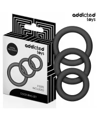 ADDICTED TOYS - LOT DE ANNEAUX EN SILICONE MODÈLE 1