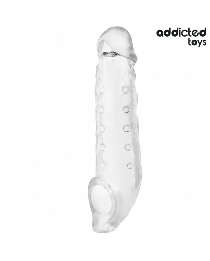 ADDICTED TOYS - EXTENSION DE PÉNIS TRANSPARENTE TAILLE S 23 CM