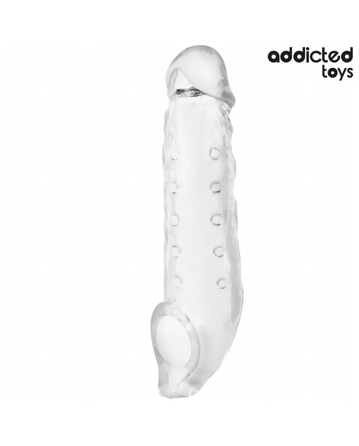 ADDICTED TOYS - GAINE PÉNIS TRANSPARENTE TAILLE M 27 CM