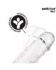 ADDICTED TOYS - GAINE PÉNIS TRANSPARENTE TAILLE M 27 CM