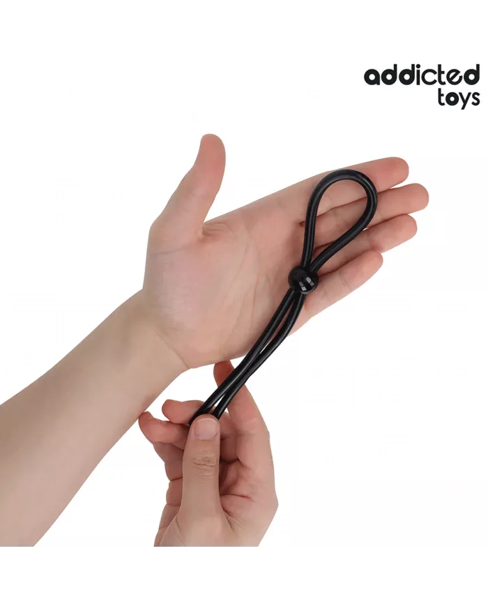 ADDICTED TOYS - CORDE EN SILICONE POUR LE PÉNIS À BOUCLE UNIQUE ADDICTED TOYS - CORDE EN SILICONE POUR LE PÉNIS À BOUCLE UNIQUE
