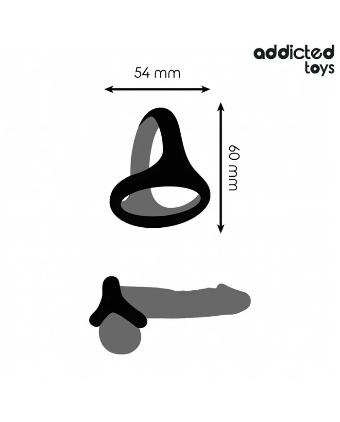 ADDICTED TOYS - ANNEAU PÉNIS TRIPLE ÉPAIS ADDICTED TOYS - ANNEAU PÉNIS TRIPLE ÉPAIS