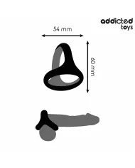 ADDICTED TOYS - ANNEAU PÉNIS TRIPLE ÉPAIS ADDICTED TOYS - ANNEAU PÉNIS TRIPLE ÉPAIS