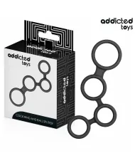 ADDICTED TOYS - ANNEAU PÉNIS AVEC SÉPARATEURS POUR TESTICULES