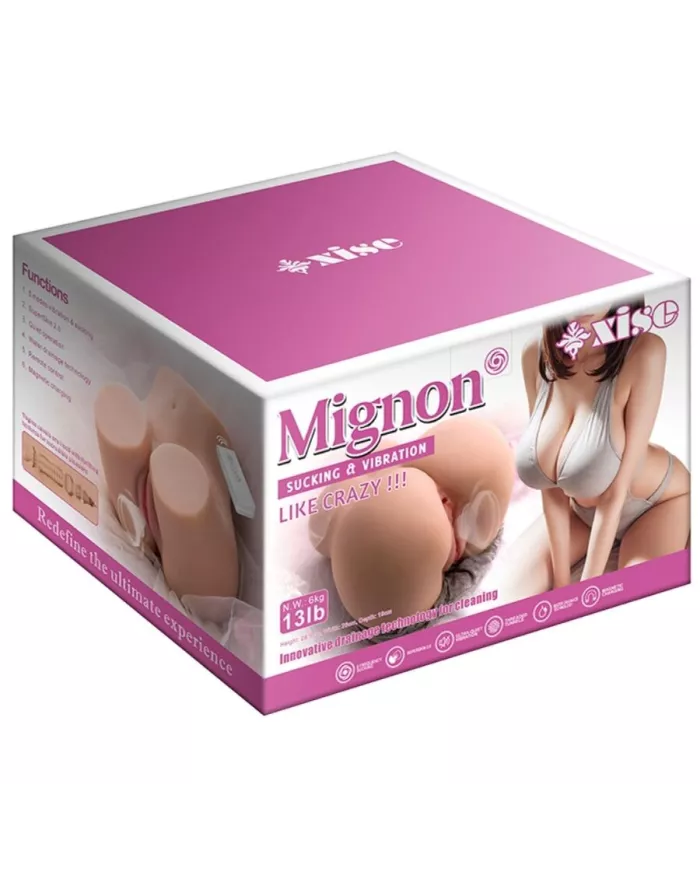 XISE - MASTURBATEUR VAGIN RÉALISTE À SUCER MIGNON AVEC VIBRATIONS ET ONDES STIMULANTES ET TÉLÉCOMMANDE 6 KG XISE - MASTURBATEUR VAGIN RÉALISTE À SUCER MIGNON AVEC VIBRATIONS ET ONDES STIMULANTES ET TÉLÉCOMMANDE 6 KG