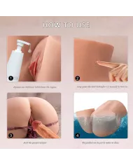 XISE - ETHEL MASTURBATEUR VAGIN RÉALISTE À POUSSÉE AVEC VIBRATIONS MULTI-POSITIONS XISE - ETHEL MASTURBATEUR VAGIN RÉALISTE À POUSSÉE AVEC VIBRATIONS MULTI-POSITIONS