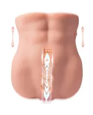 XISE - LYDIA MASTURBATEUR VAGIN FÉMININ AVEC POUSSÉE 25 CM