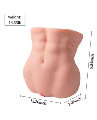 XISE - LYDIA MASTURBATEUR VAGIN FÉMININ AVEC POUSSÉE 25 CM