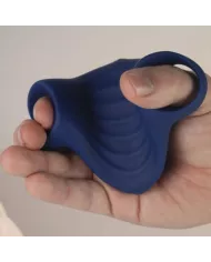 ROCKS-OFF - MASTURBATEUR VIBRATEUR FLEXIBLE PALM BLUE