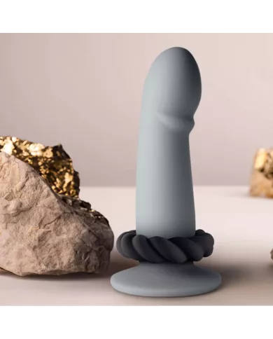 ROCKS-OFF - ANNEAU DE MASTURBATION EN SILICONE NOIR TWIST