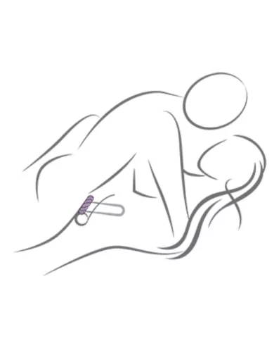 ROCKS-OFF - ANNEAU DE MASTURBATION EN SILICONE NOIR TWIST