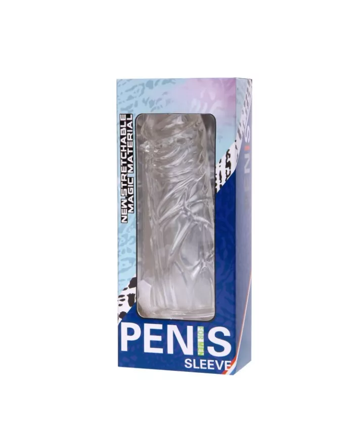 BAILE - COUVERCLE DE PÉNIS EN SILICONE TRANSPARENT 13 CM