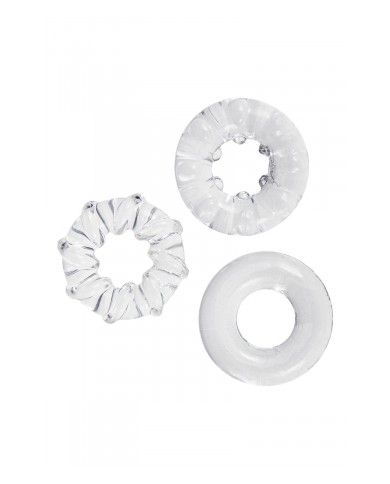 3 cockrings transparents - Litolu