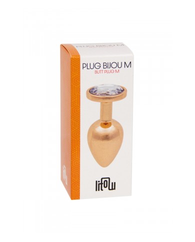 Plug bijou rose gold M - Litolu