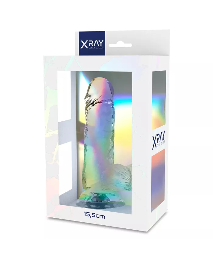 X RAY - BITE TRANSPARENTE AVEC BOULES 15.5 CM -O- 3.5 CM X RAY - BITE TRANSPARENTE AVEC BOULES 15.5 CM -O- 3.5 CM