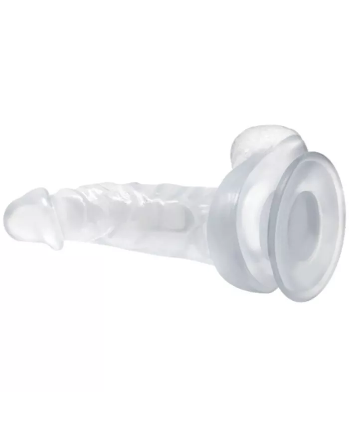 BAILE - GODE RÉALISTE AVEC VENTOUSE ET TESTICULES 16.7 CM TRANSPARENT BAILE - GODE RÉALISTE AVEC VENTOUSE ET TESTICULES 16.7 CM TRANSPARENT