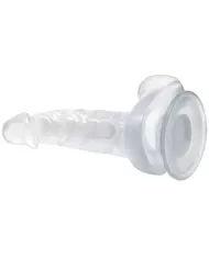 BAILE - GODE RÉALISTE AVEC VENTOUSE ET TESTICULES 16.7 CM TRANSPARENT BAILE - GODE RÉALISTE AVEC VENTOUSE ET TESTICULES 16.7 CM TRANSPARENT