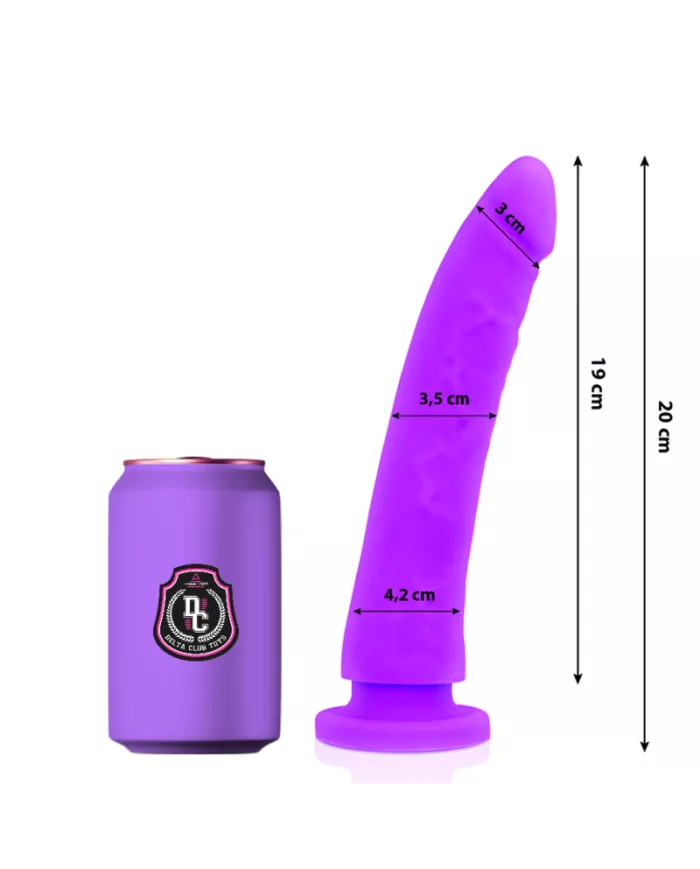 DELTA CLUB - TOYS GODE MÉDICAL LILAS SILICONE 20 CM -O- 4 CM DELTA CLUB - TOYS GODE MÉDICAL LILAS SILICONE 20 CM -O- 4 CM