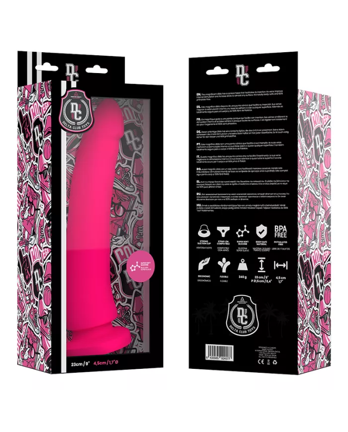 DELTA CLUB - TOYS GODE MÉDICAL ROSE EN SILICONE 23 CM -O- 4.5 CM