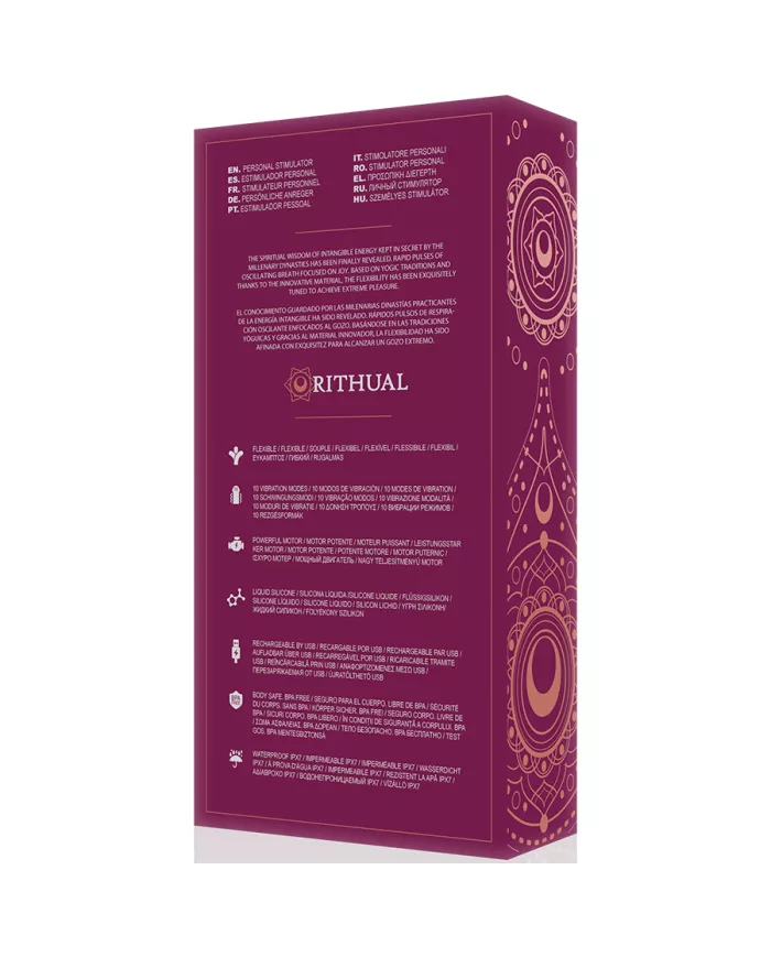 RITHUAL - STIMULATEUR KRIYA RECHARGEABLE ORCHIDÉE G-POINT