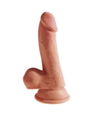 KING COCK - PLUS GODE 3D AVEC BOULES 17 CM