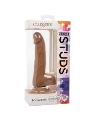 CALEXOTICS - CLOUS EN SILICONE 15.24 CM MARRON