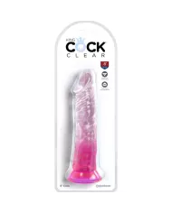 KING COCK - CLEAR PÉNIS RÉALISTE 19.7 CM ROSE