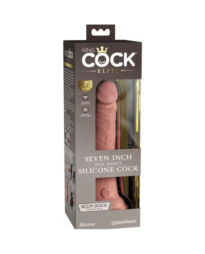 KING COCK - ELITE GODE RÉALISTE EN SILICONE 17.8 CM