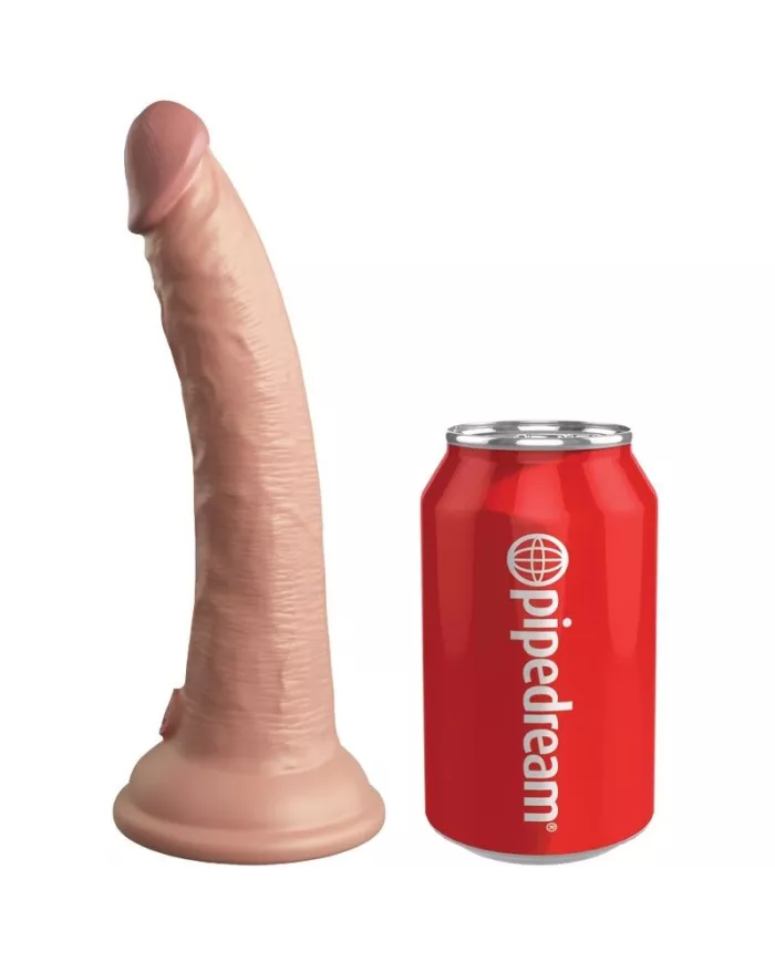 KING COCK - ELITE VIBRATEUR GODE RÉALISTE & TÉLÉCOMMANDE EN SILICONE 17.8 CM