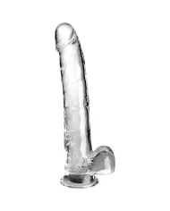 KING COCK - CLEAR GODE AVEC TESTICULES 24.8 CM TRANSPARENT KING COCK - CLEAR GODE AVEC TESTICULES 24.8 CM TRANSPARENT