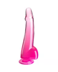 KING COCK - CLEAR GODE  TESTICULES 19 CM ROSE KING COCK - CLEAR GODE  TESTICULES 19 CM ROSE